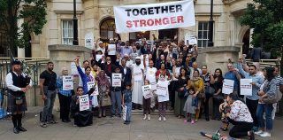 Members of different faiths at the Together Stronger event organised in Ilford by the British Pakistani
Christian Association Facing up to the truth about Islam