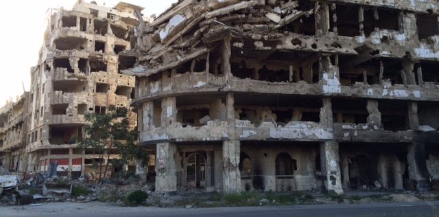 Destruction in Homs Syria—The untold story