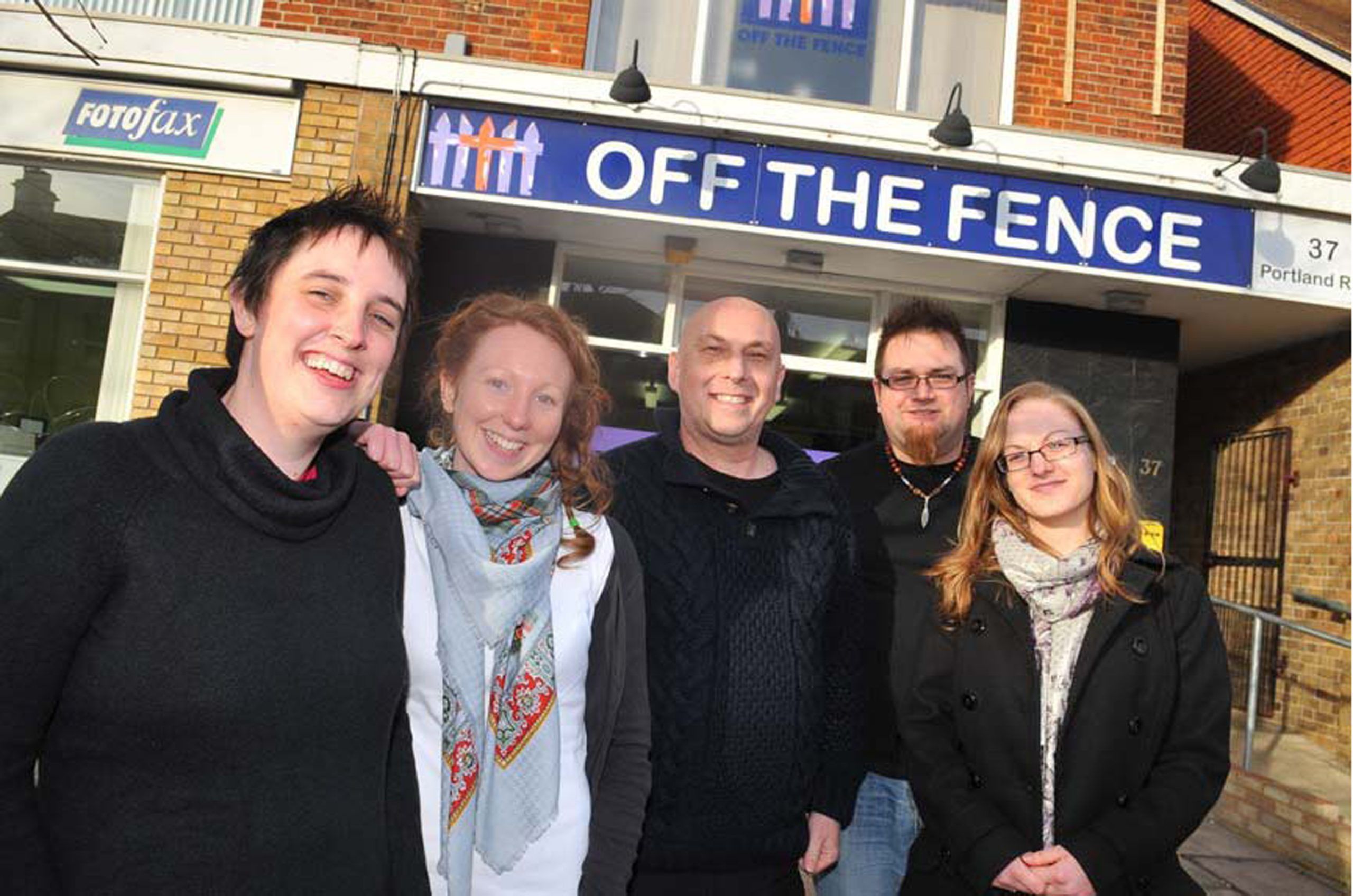 Brighton’s Off the Fence team is rejoicing at securing their centre for the homeless