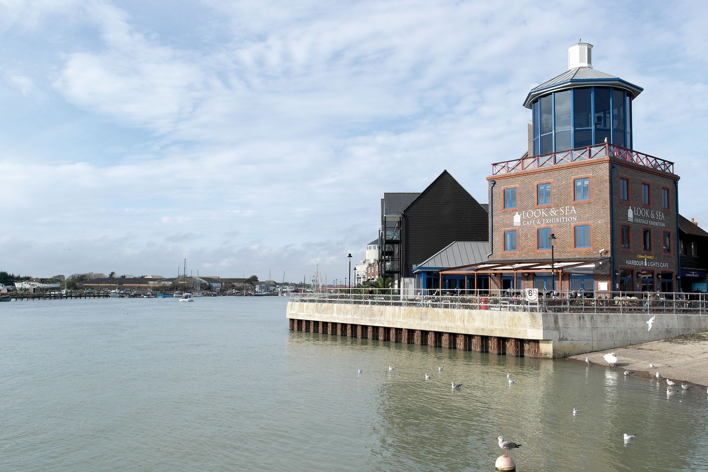 Worshippers are drawn to the Look & Sea Centre for coffee, cake and creed