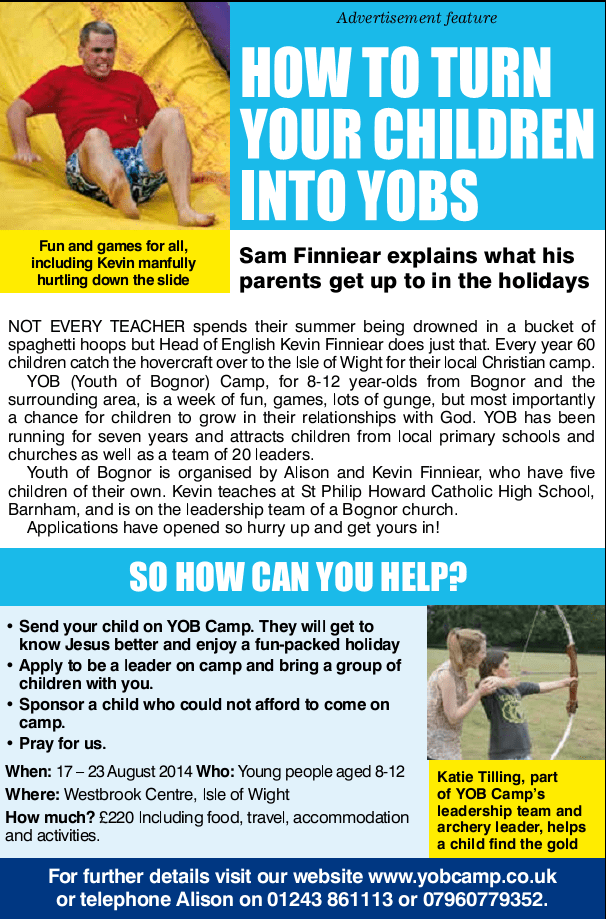 YOB camp 17-23 August 2014