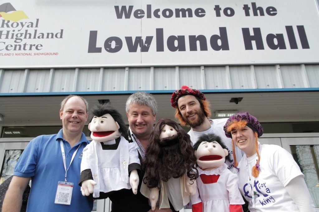 Among hundreds of exhibitors at CRE Scotland were One way UK, makers of puppets with a religious theme Among hundreds of exhibitors at CRE Scotland were One way UK, makers of puppets with a religious theme