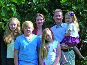  Rev Mark and Jane Weeden and their four children