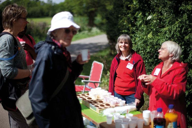 Sponsored walk, Loughborough, for Christian Aid Week