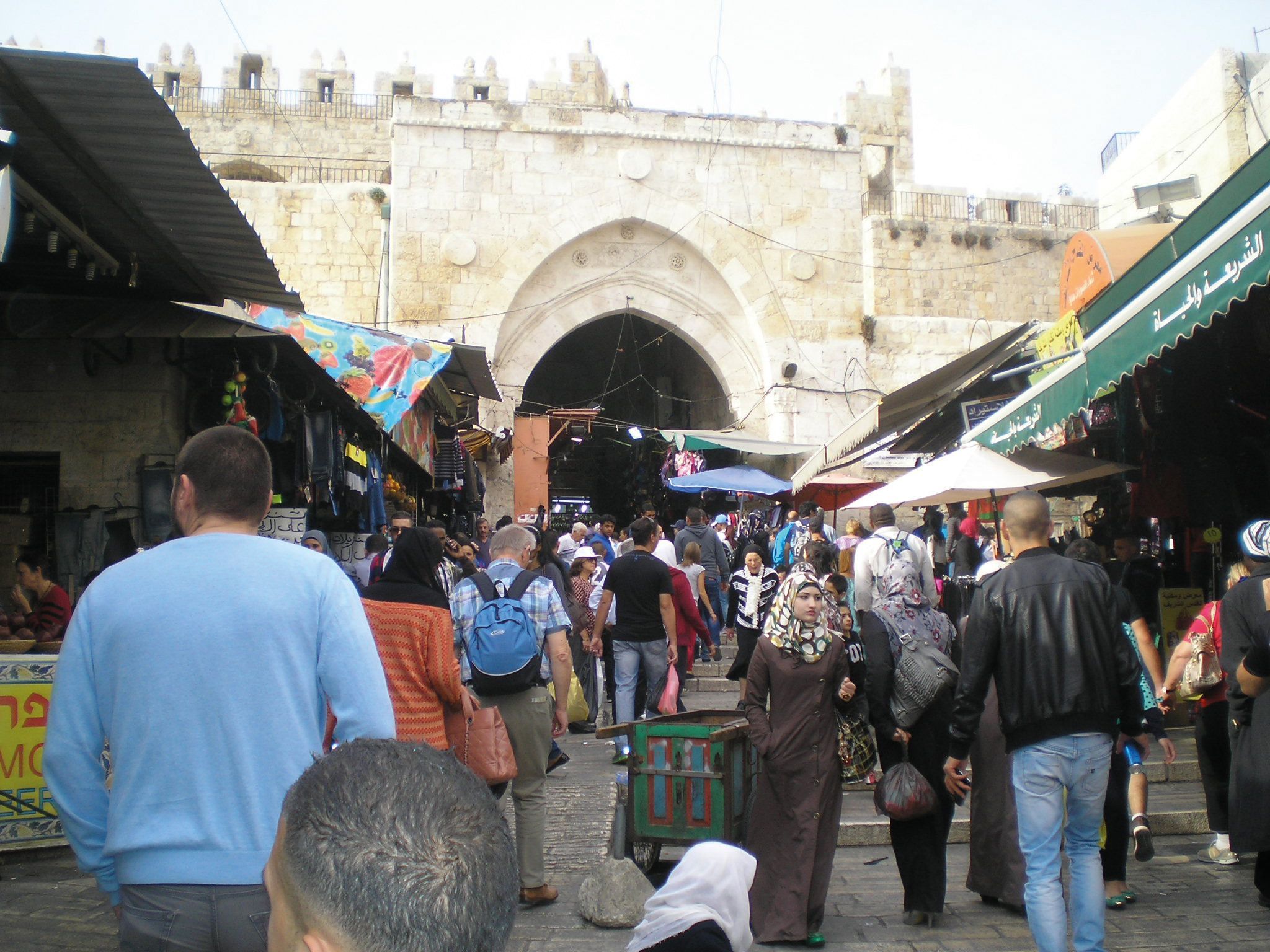 Old City hustle and bustle near the Damascus Gate