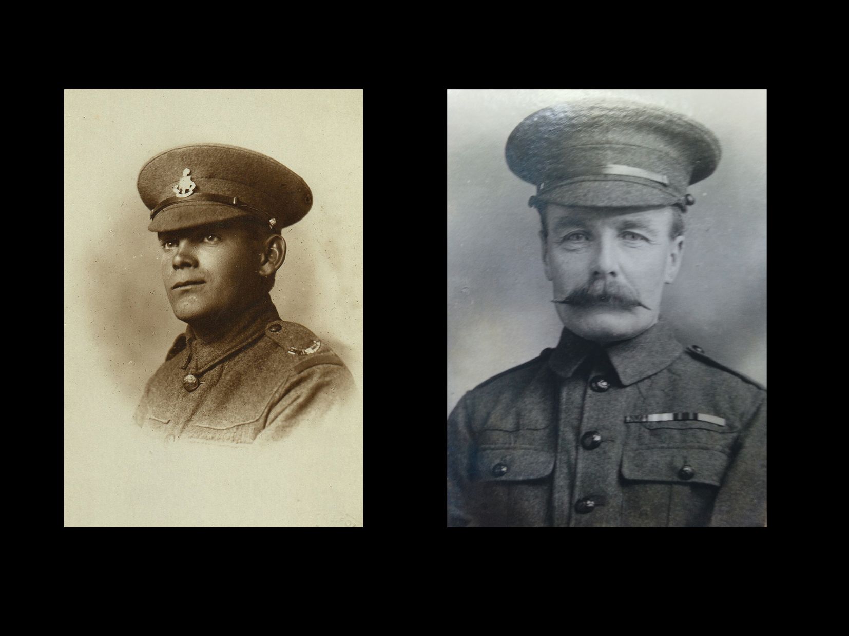 WW1 soldiers ASR Ransley and Private Albert Henry Wood