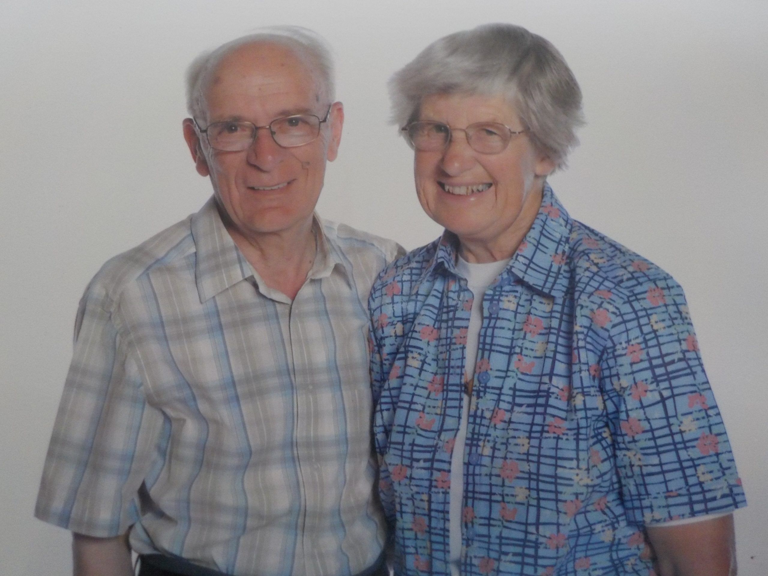 Brian Berry with his wife Sheila