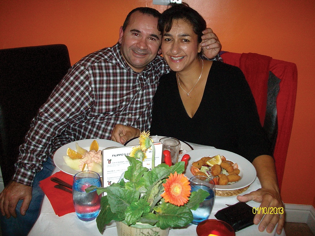 FULL OF FOOD AND FAITH: Filippo and Tina work and pray together