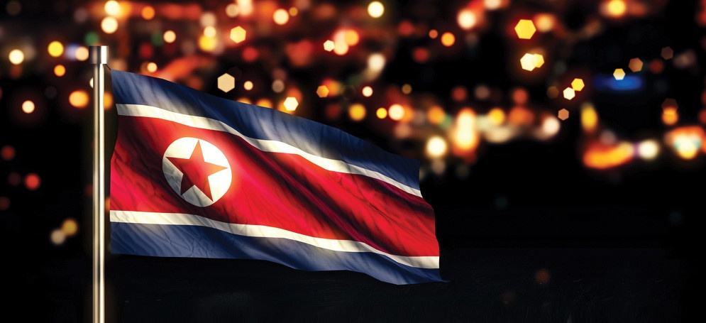 N KOREAN FLAG