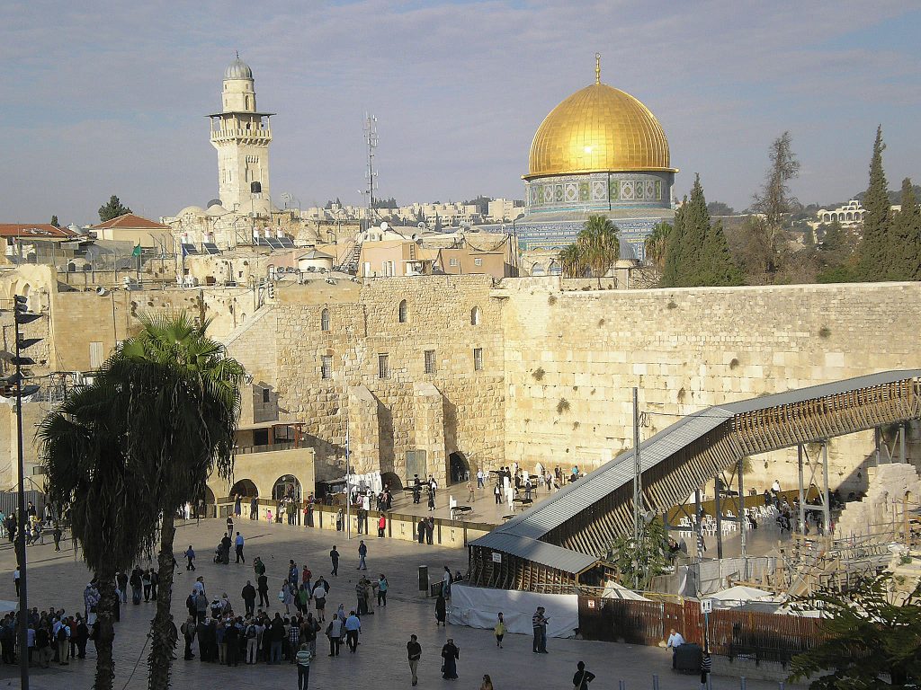 ‘Illegally occupied’: Britain backed the UN resolution that declared Israel is illegally ‘occupying’ much of the land to which it is historically, and biblically, entitled – including the Temple Mount, Western Wall and the Old City itself (every inch of east Jerusalem, in fact) which has been part of Judaism for thousands of years