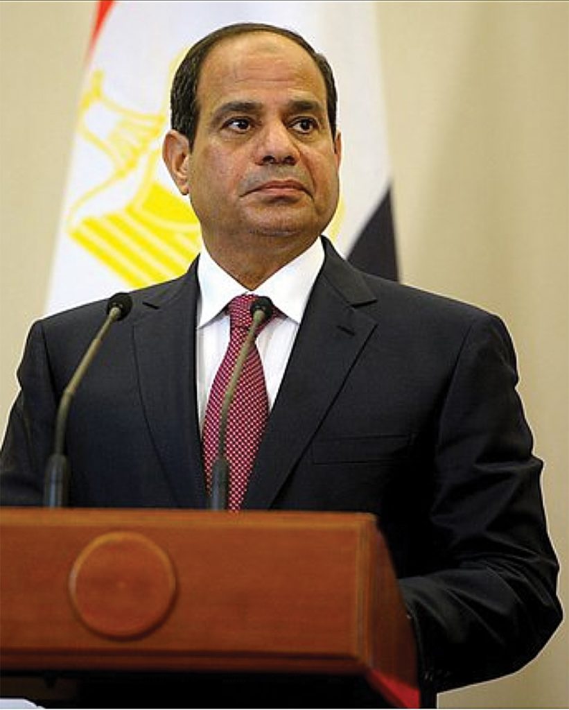 Egypt’s President Abdel Fattah Al-Sisi is accused of not doing enough to protect Christians 