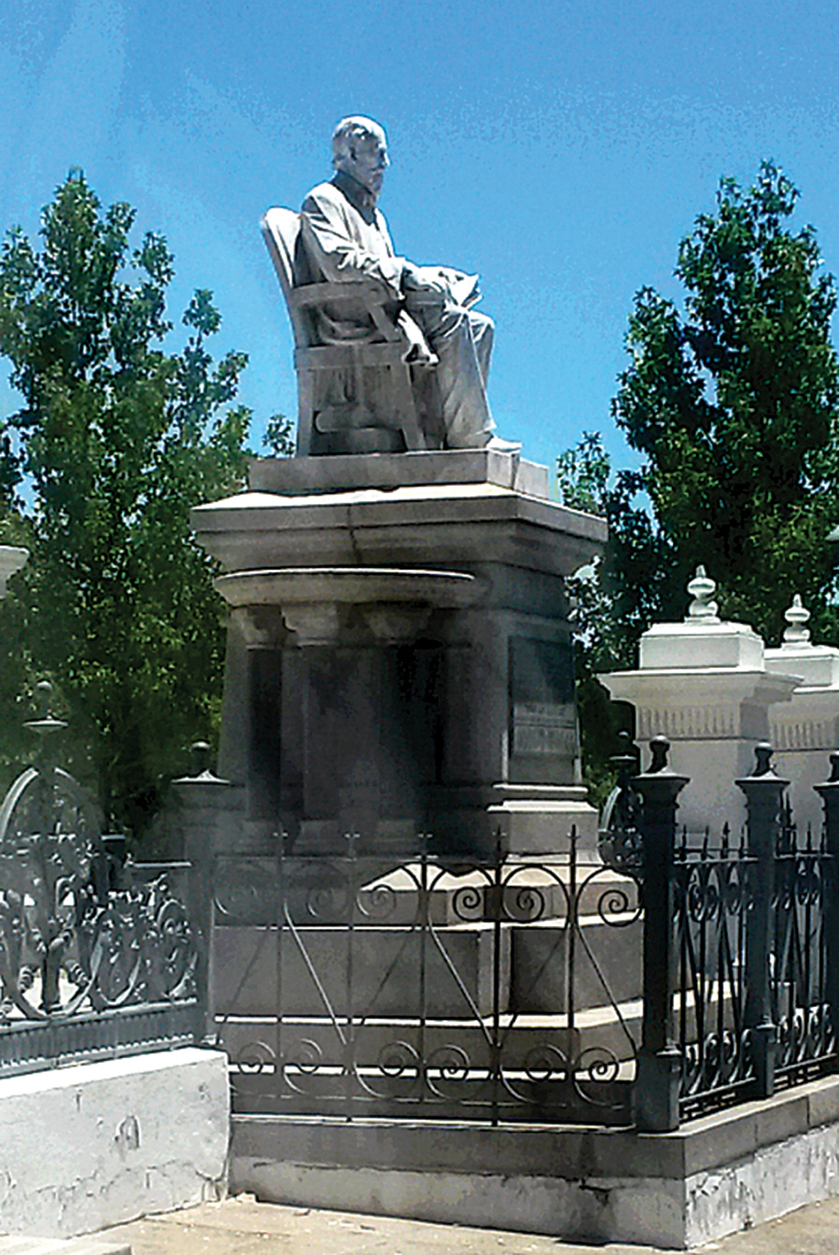 TOWERING FIGURE: A statue of Andrew Murray, a much-revered figure in South African history.