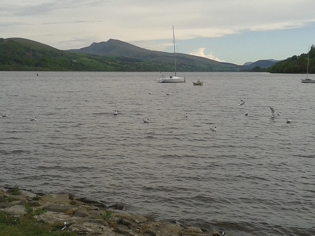 Precious prize: A tranquil view of the lake beside the town of Bala, on the edge of the Snowdonia range in North Wales, where Mary Jones purchased her precious Bible following a 26-mile walk across the mountains in the year 1800. Runners will now take to the mountains in honour of the land that brought us the Bible