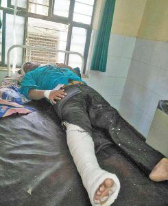 Pastor Sethi in hospital after being beaten up by Hindu extremists