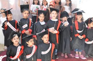  The little ‘graduates’ of a Christian kindergarten run by Stephen’s Children 
