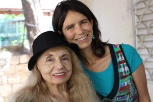 Rita with Janni, who works at the International Christian Embassy Jerusalem