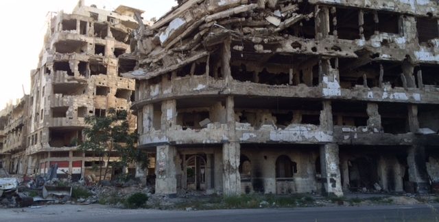 Destruction in Homs Syria—The untold story