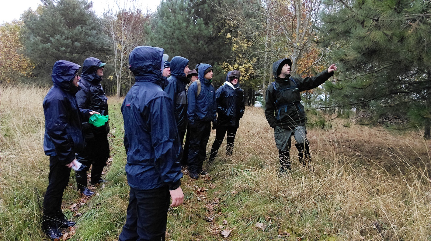 Mark teaches outdoor survival skills