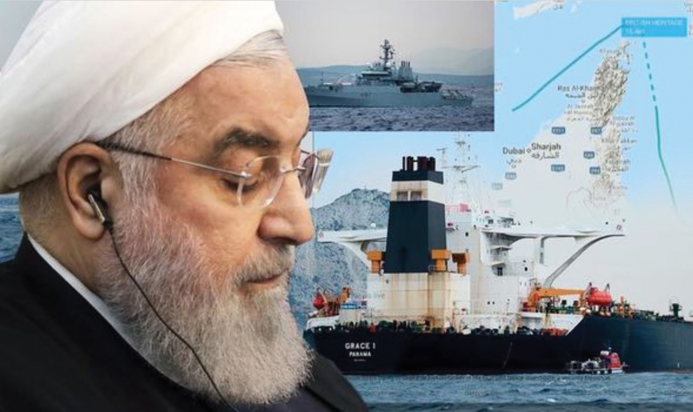 President Rouhani of Iran presides over the tanker crisis