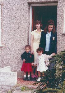 Beryl outside the house