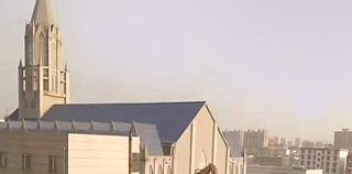 Demolition begins Church BULLDOZED during service