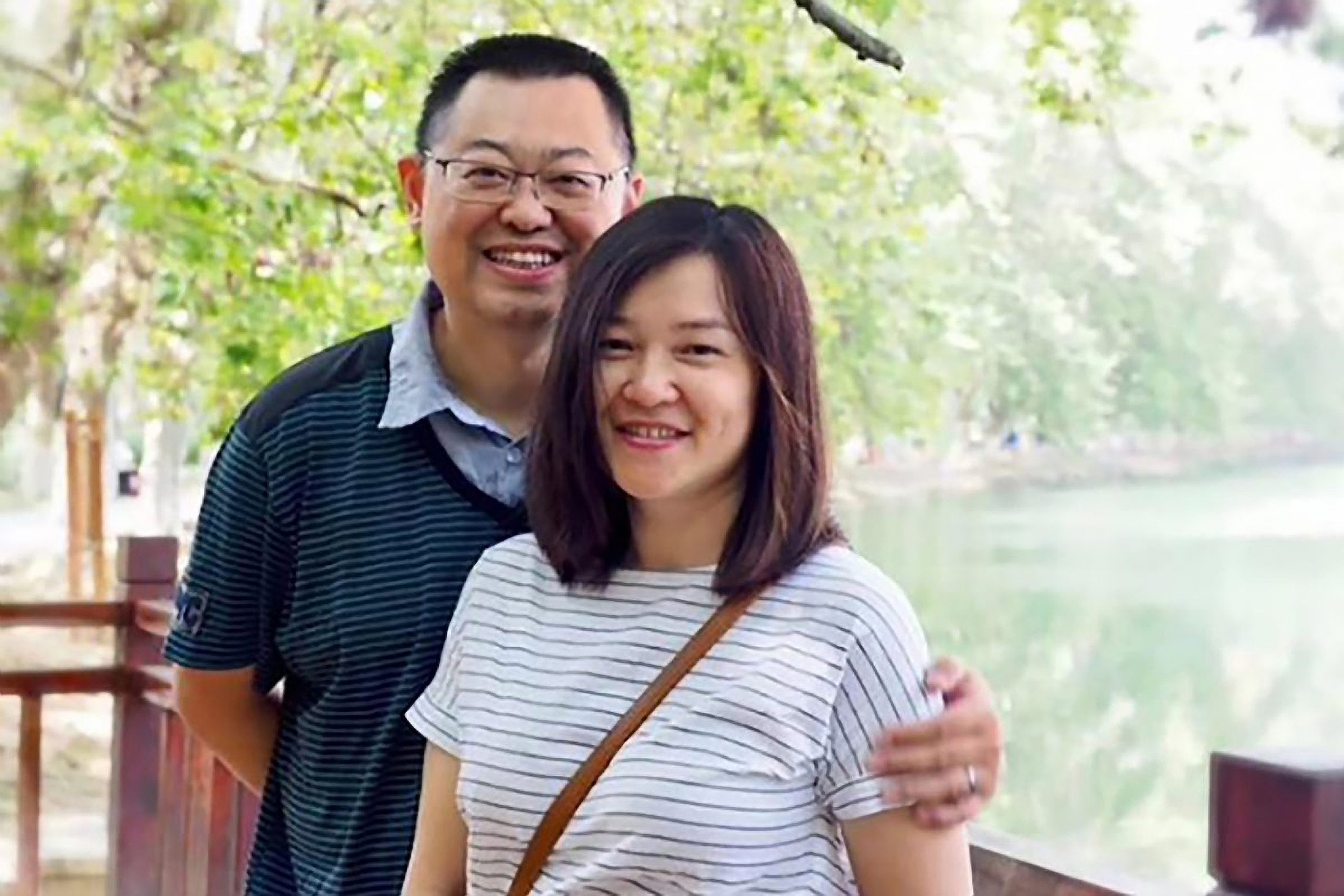 Pastor Wang Yi and wife Jiang Rong