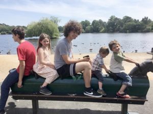 Chris and Tracey's children