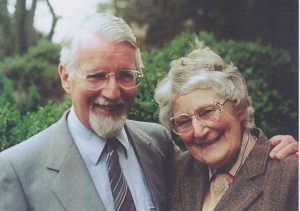 David Pawson with his wife Enid