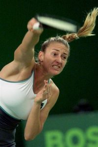 Mary's first serve