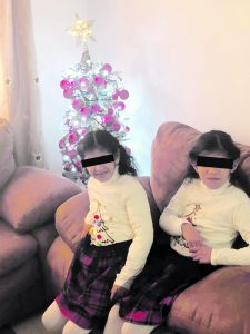 Happy and healed: Janelle and Sally last Christmas