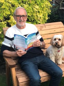 Pat with his cavapoo, Grace
