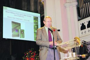 Richard Prendergast speaking at a church