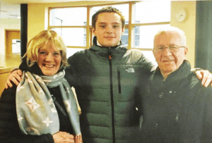Brian and Anne Sherwin with eldest grandson Jack