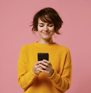Only humans can write and send texts