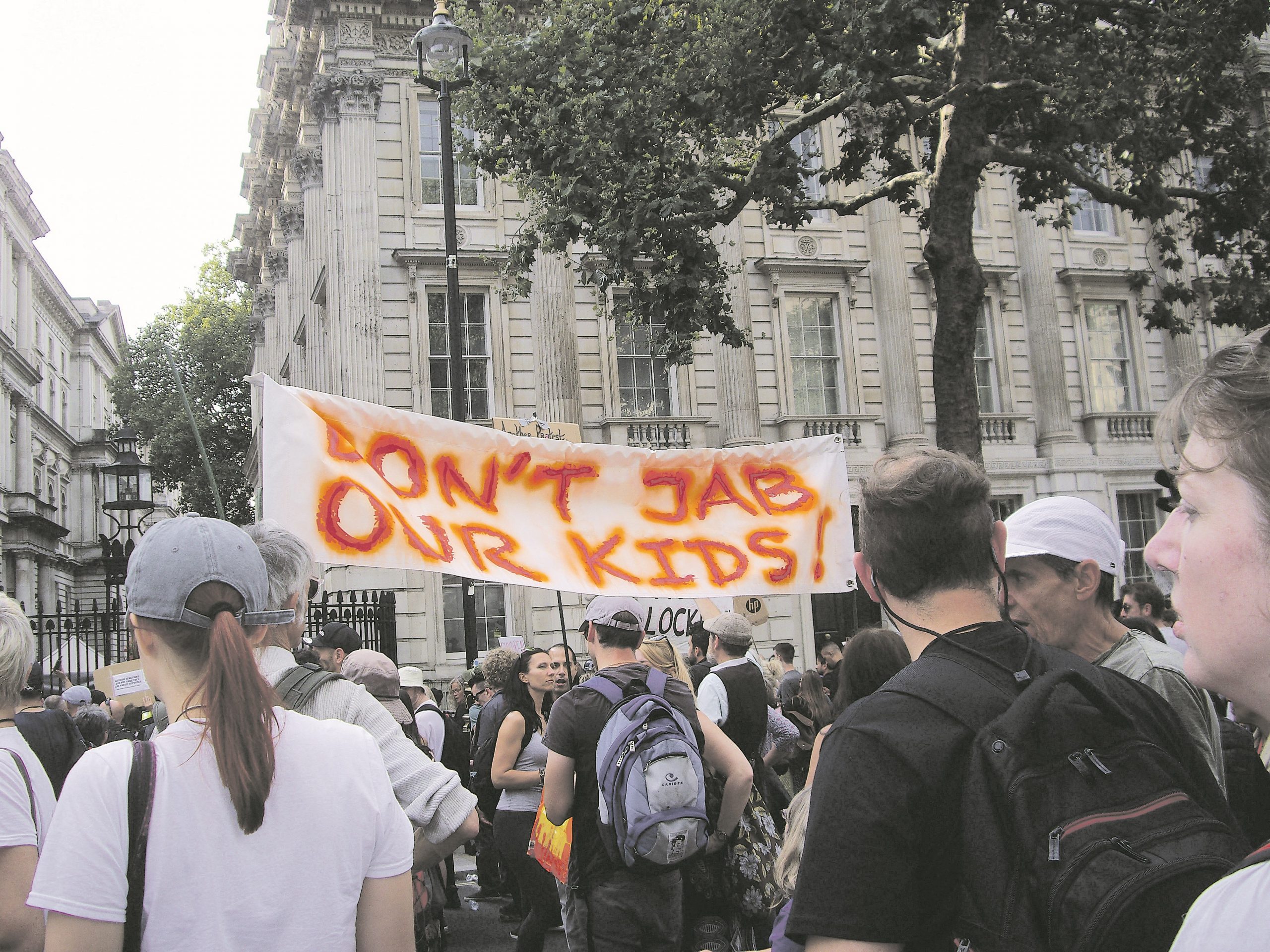Concerned parents march through London