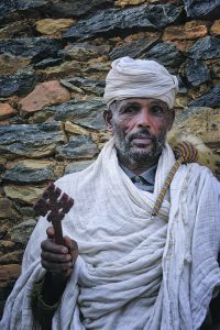 An Ethiopian Orthodox priest in Tigray