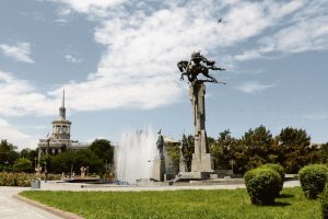 Bishkek city, the capital of Kyrgyzstan