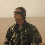 Bruce on active service in Iraq, 2003