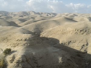 The awesome Judean wilderness, where Jesus fasted and prayed for 40 days while being tempted by the devil, is as much part of Israel as the rest of the land between the Mediterranean Sea and the River Jordan
