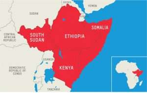 Map of East Africa
