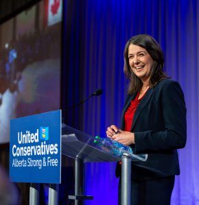 Alberta premier Danielle Smith