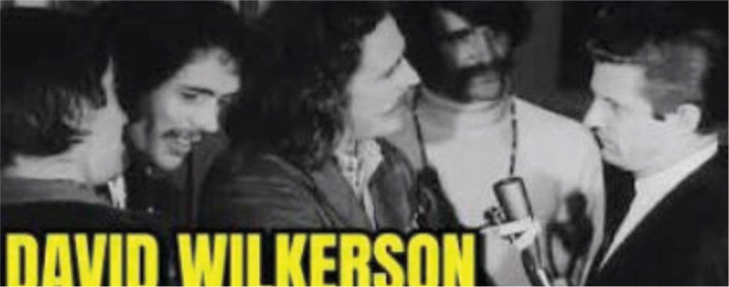 Rev David Wilkerson debating with some of the Jesus People