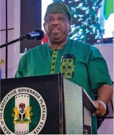 Plateau State Governor Caleb Manasseh Mutfwang