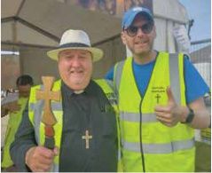 Daniel Holland with his good friend and co-worker Rev Roy Monks