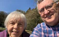 Mike Davidson, CEO of the charity, with his wife Lynore