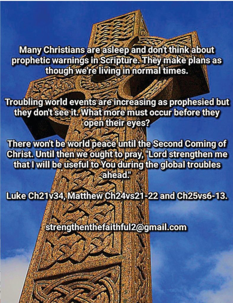 WhatsApp poster sent by Pastor John's team