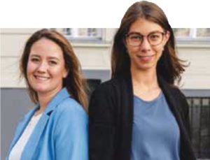 New Executive Director of OIDAC Europe,Anja Hoffman, right, with her predecessor, Madeleine Enzlberger