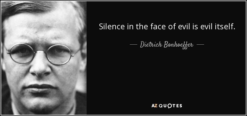 Quote from Dietrich Bonhoeffer
