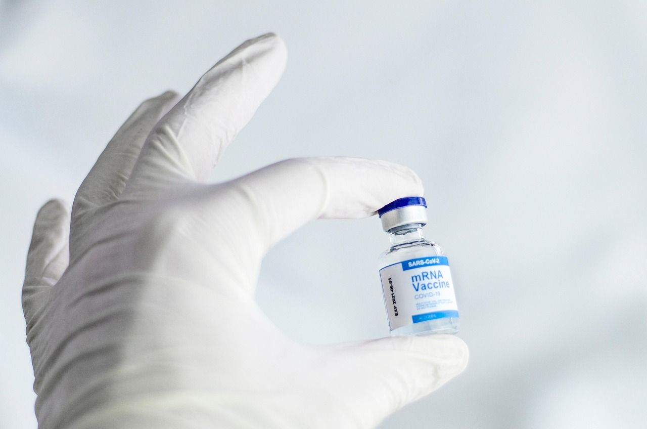 mRNA vaccine bottle