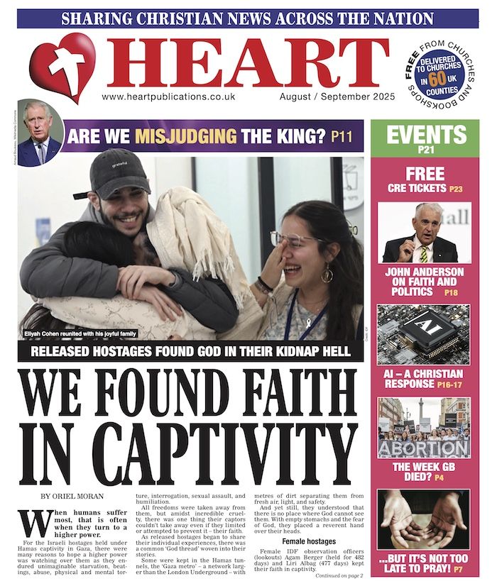 Front page of print issue Aug-Sept 2025